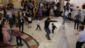 ЗАЖИГАТЕЛЬНЫЙ ТАНЕЦ ЖЕНИХА И НЕВЕСТЫ В МАХАЧКАЛЕ - Дагестанская свадьба - Лезгинка - Танцоры