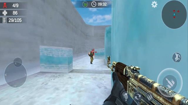 Counter Terrorist Modern Critical Strike Ops 3D Part 1 - ICE MAZE Stage Android Gameplay Walkthroug смотреть онлайн