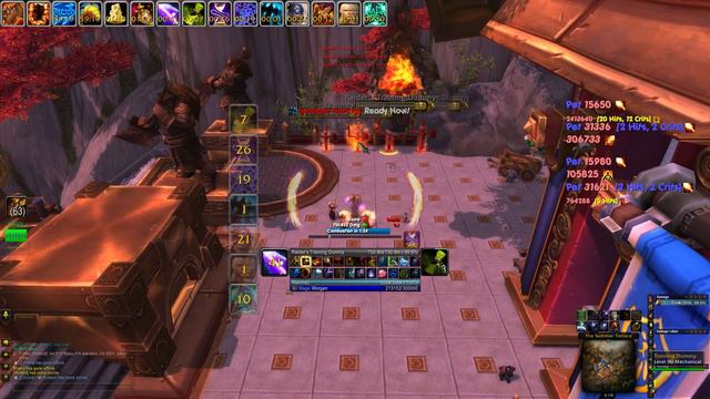 1 Million DPS on target dummies. 547 Fire Mage. смотреть онлайн