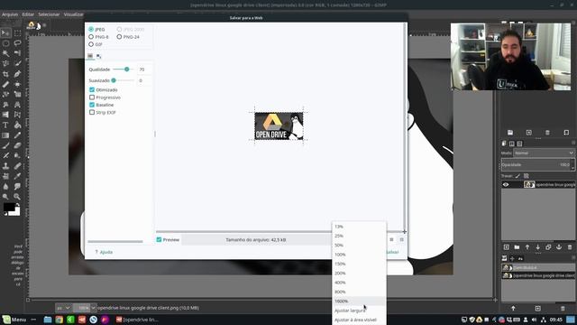 OS SUPER PODERES DO GIMP - COMPACTAÇÃO PARA WEB смотреть онлайн