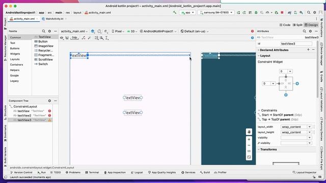 16 - Kotlin Android Studio |  TextView, Toast & OnClickListener