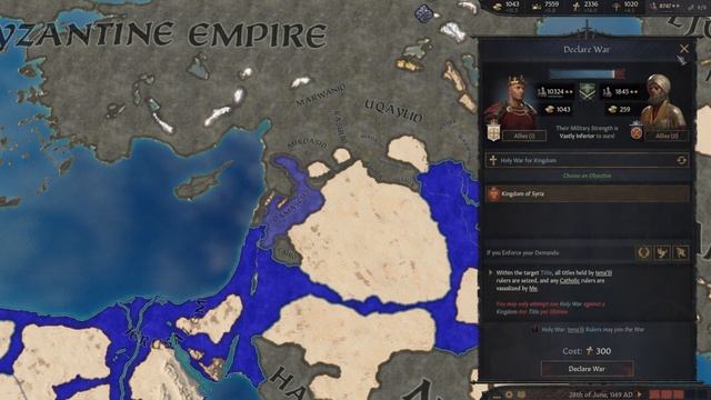 Rise of the Outremer Empire - Converting Kingdom of Jerusalem to Empire of Outremer in Ck3 (Part 2) смотреть онлайн
