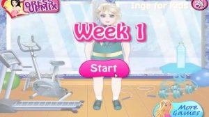 Elsa Gym Workout ▬ Эльза, упражнения для фигуры, игра для детей