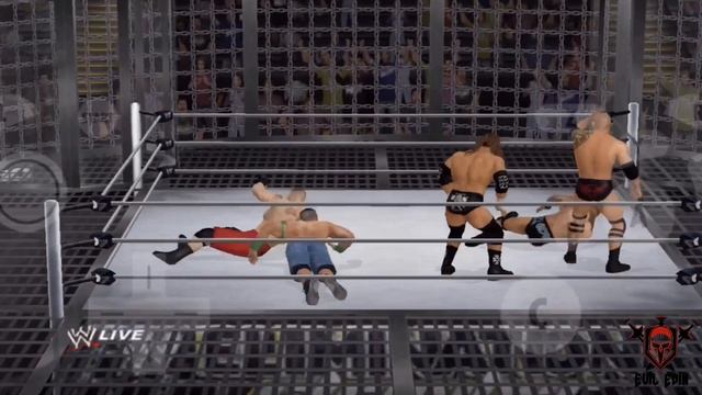 WWE 2k13 Wii | Elimination Chamber | IOS Dolphin Emulator Gameplay. смотреть онлайн