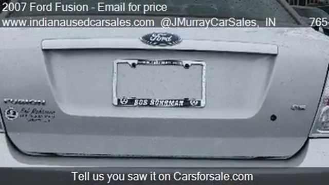 2007 Ford Fusion SE Sedan 4D - for sale in LAFAYETTE, IN 479 смотреть онлайн