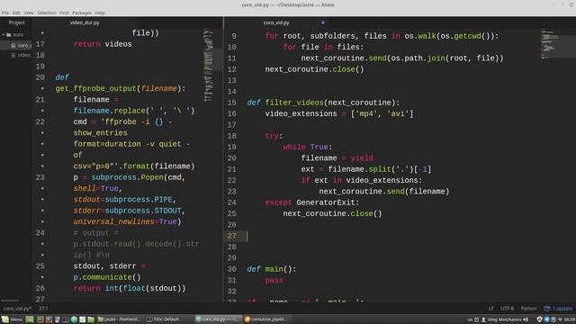 Автоматизация задач с Python #1.2: корутиновый pipeline смотреть онлайн