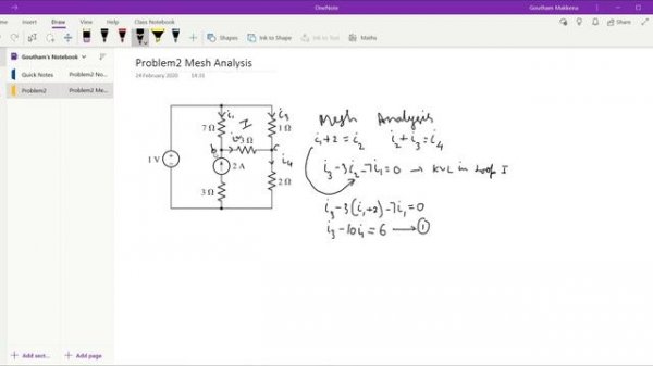 Problem2 Mesh Analysis