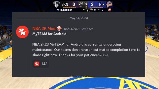 NBA 2K23 MYTEAM MOBILE MAINTENANCE ISSUE смотреть онлайн