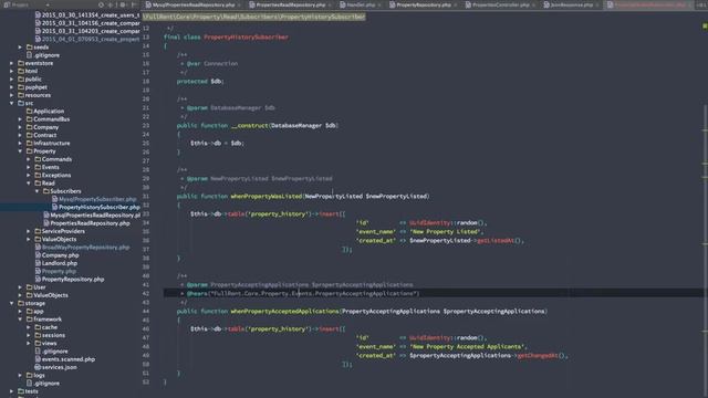 PHP CQRS/ES creating new read model from existing events ramble смотреть онлайн