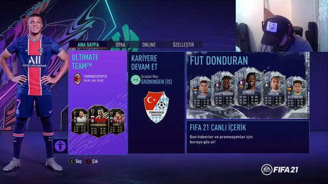 FİFA 21 ST AOUAR YAPIYORUZ VE PAKET AÇIYORUZ смотреть онлайн