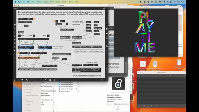 openGL audioreactive 3d sculpting смотреть онлайн