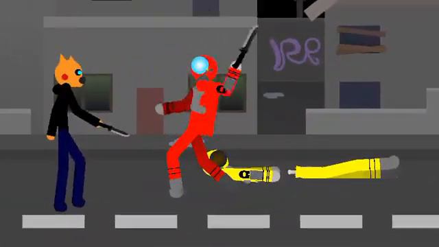 Amposter (among us) VS Foxy (piggy) Knife Battle-Stickman animimation смотреть онлайн