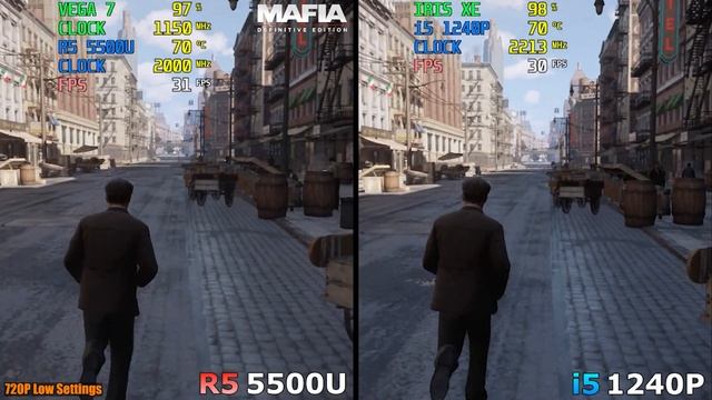 i5 1240P Intel Iris Xe Graphics vs Ryzen 5 5500U Vega 7 | How Big is the Difference? смотреть онлайн