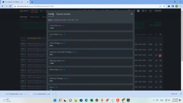 How To BIOS AMD Radeon RX580 In Hive OS