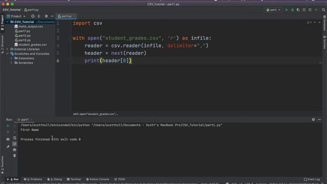 Python for Beginners: CSV Parsing (Part 1) - Parsing a Simple CSV File смотреть онлайн