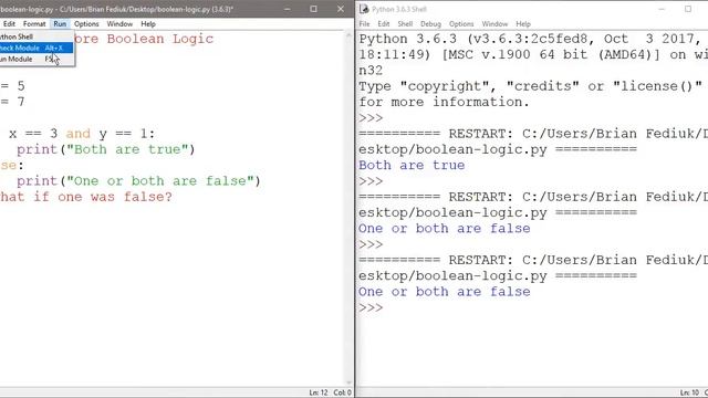 Python Tutorual: Boolean Logic - AND смотреть онлайн