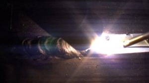 Сварка алюминия, наружный угол