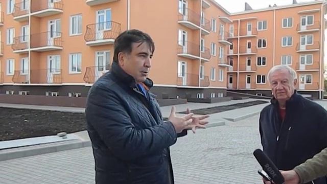 Михаил Саакашвили о строящемся в Малой Долине общежитии