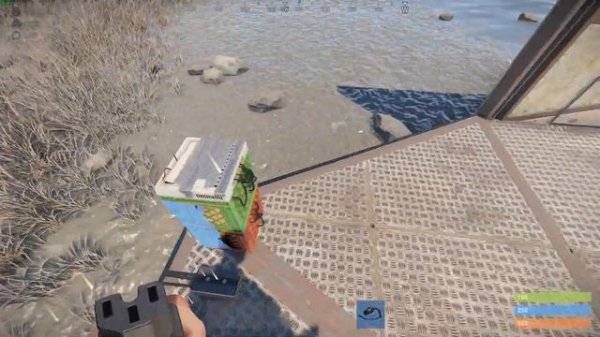 Rust - How to connect multiple boom boxes to play in sync.