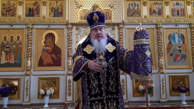 Проповедь архиепископа Зосимы 27 сентября 2022 года смотреть онлайн