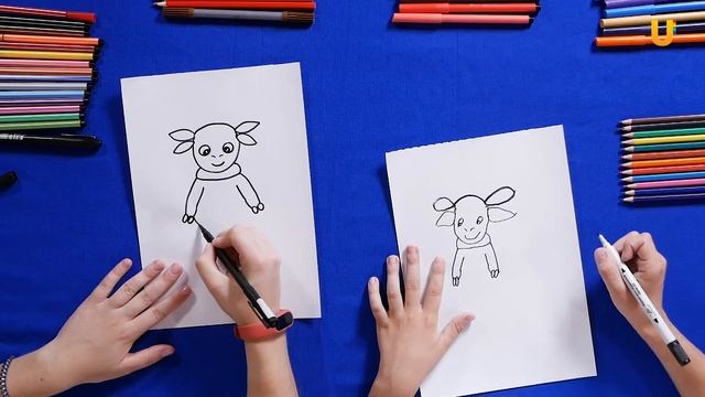 UTV. РИСУЕМ ВМЕСТЕ. Рисуем Лунтика смотреть онлайн