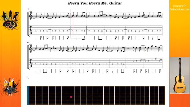 Every You Every Me - Lacebo - Guitar смотреть онлайн