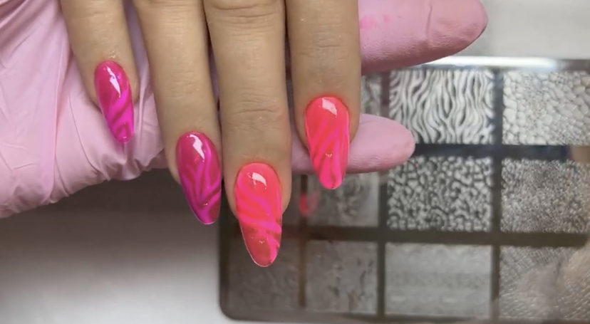 Easy Nails IMENKA + цветные витражные топы IMEN