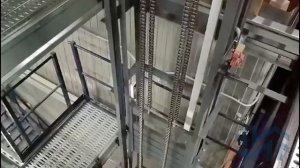 Грузовой подъемник с цепным приводом