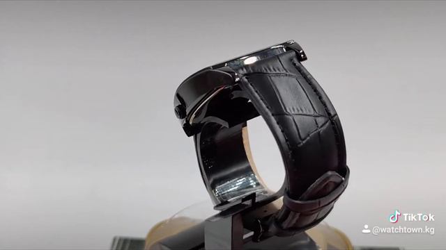 Часы мужские Roberto Bianci с двойным показом времени. Чёрный циферблат с элементами розового золот смотреть онлайн