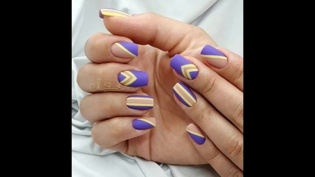 Маникюр с фиолетовым цветом ? ИДЕИ МАНИКЮРА ? ДИЗАЙН НОГТЕЙ ??? смотреть онлайн