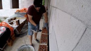 Кладка клинкерного кирпича на белую смесь. Ошибки и нюансы!