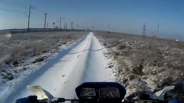 Зимний эндуро выезд Yamaha DT125 смотреть онлайн