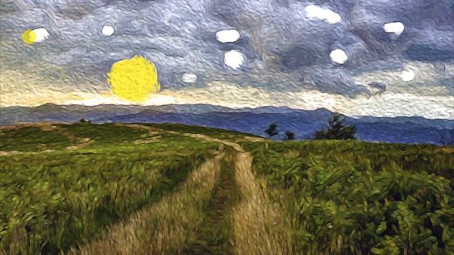 Photoshop: Transform a PHOTO into a VINCENT VAN GOGH-style Painting. смотреть онлайн
