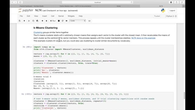 Python: NLTK part 3/3 | Natural Language Tool Kit - word2vec, clustering, classifying смотреть онлайн
