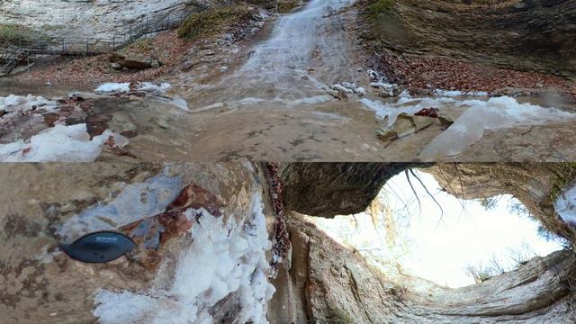 Водопады Нихалой - Подножье | 360° 4k панорамное видео | Чеченская Республика смотреть онлайн