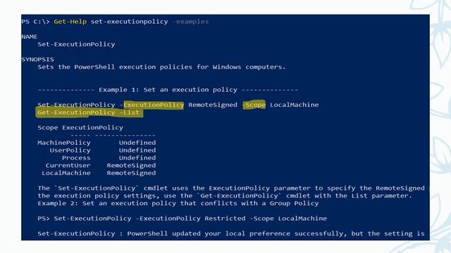PowerShell Execution policy смотреть онлайн