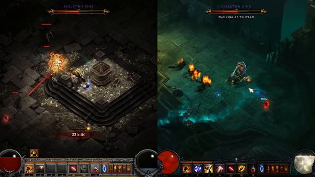 SKELETON KING: Diablo 1 Retrovision vs Diablo 3 смотреть онлайн