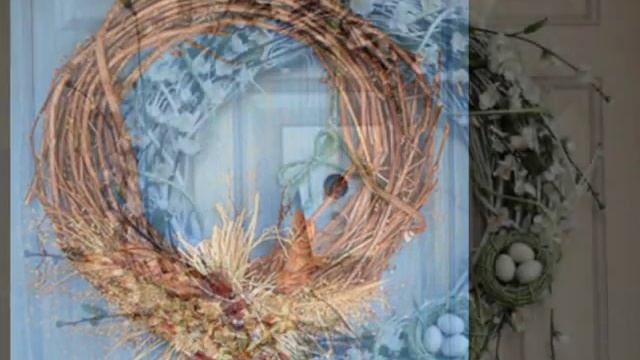 Весенний декор- венок на двери. Музыка - Tony Braxton - Un-Break My Heart