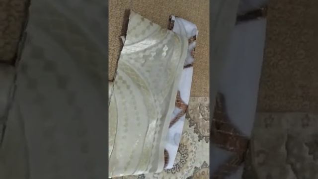 МК Шьем ламбрекен из остатков тюля и штор (часть 1) смотреть онлайн