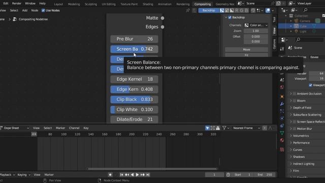 Blender. Keying Node. смотреть онлайн