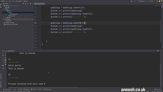 How Java 12 enhanced the String class - Tutorial смотреть онлайн