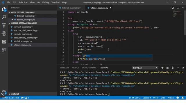 Python programming | Select or get data from table using python | Part - 2 смотреть онлайн