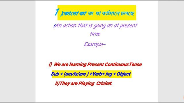 # Tense | Present Continuous Tense | Definition | Formation Rule|Uses of this Tense смотреть онлайн