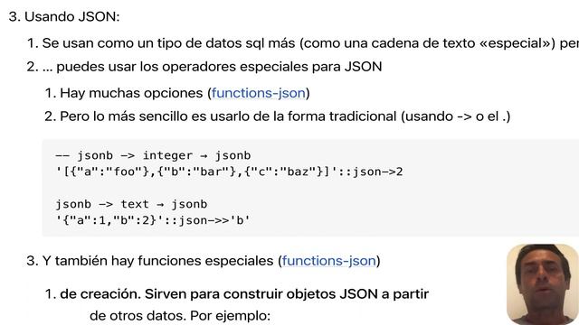 8.2 Usando JSON en Postgres смотреть онлайн