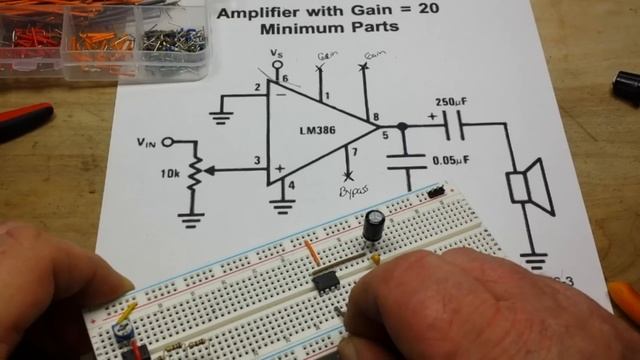 LM386 Audio Amplifier Simple Setup