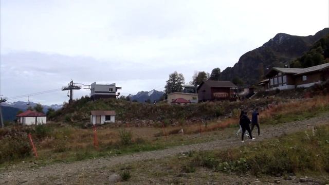 Чёрное море. Роза Хутор. Канатная дорога 