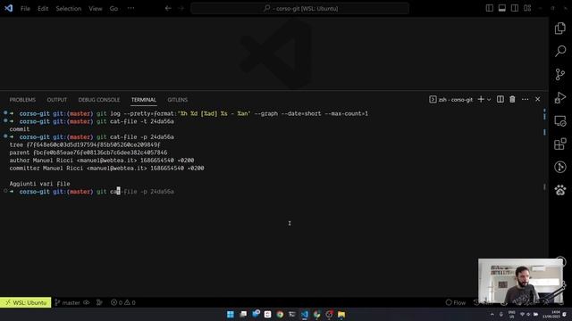 Il database di versionamento di Git e il comando cat-file | Lezione 10 смотреть онлайн