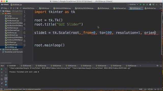 PYTHON 3 TKINTER - GUI SLIDER смотреть онлайн