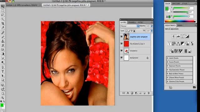 How to use Photoshop CS4 | Background Tutorial | merg layers place images errase magic errase.. смотреть онлайн