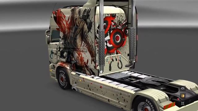[DOWNLOAD] ETS 2 Skin Assassin's Creed for Scania RJL смотреть онлайн